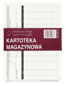 Kartoteka magazynowa A5 50 (344-3)