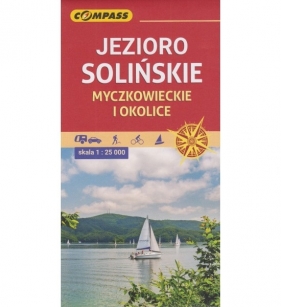 Jezioro Solińskie, Myczkowieckie i okolice, 1:25 000 - Mapa turystyczna (1597-2020) - praca zbiorowa