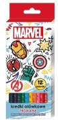 Kredki ołówkowe trójkątne 12 kolorów - Avengers