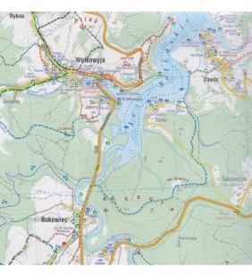 Jezioro Solińskie, Myczkowieckie i okolice, 1:25 000 - Mapa turystyczna (1597-2020) - Opracowanie zbiorowe