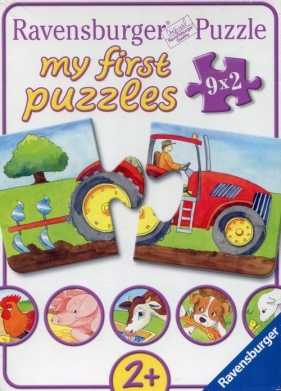 Puzzle Moje pierwsze puzzle Zwierzęta na farmie 9x2 (073337)