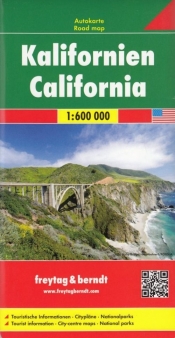 California mapa drogowa 1:600 000