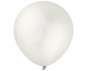 Balony Decomex metallic Pearl White 100szt