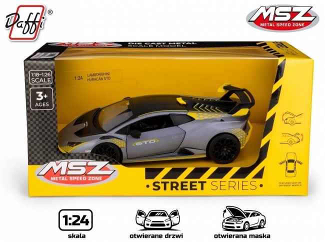 Lamborghini Huracan STO srebrno-szary