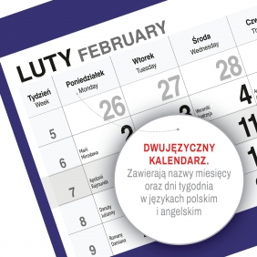Kalendarz trójdzielny mały - Plaża