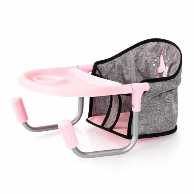 Siedzisko stołowe dla lalek szare