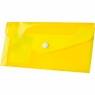 Teczka/koperta plastikowa na guzik Tetis DL - żółta (BT612-Y)