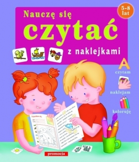 Nauczę się czytać z naklejkami 5-8 lat