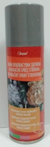 Spray dekoracyjny srebrny