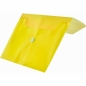 Teczka/koperta plastikowa na guzik Tetis DL - żółta (BT612-Y)
