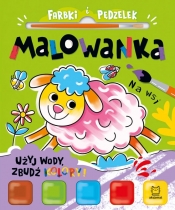 Farbki i pędzelek. Malowanka. Użyj wody, zbudź kolory! Na wsi - Anna Podgórska
