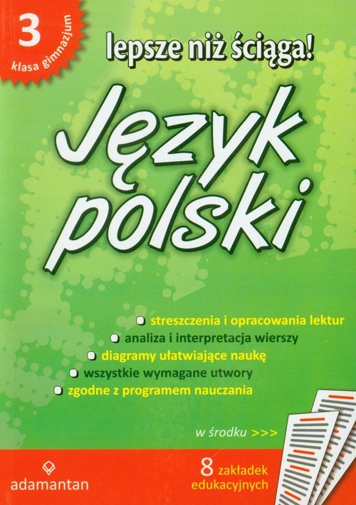 Lepsze niż ściąga Język polski 3
