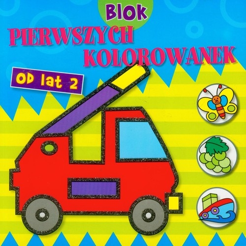 Blok pierwszych kolorowanek od lat 2