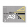 Blok techniczny biały - Premium, A3/10 arkuszy
