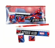 Zestaw przyborów szkolnych Spiderman w piórniku