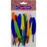 Piórka mix kolorów 80-150mm 30szt 81433