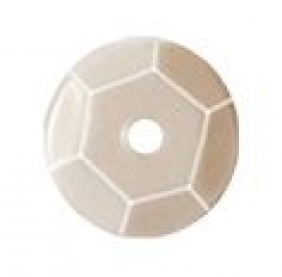 Cekiny okrągłe 7mm 10g - perłowe białe (284880)