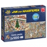 Puzzle 2x1000: Haasteren - Świąteczne zakupy (20033)