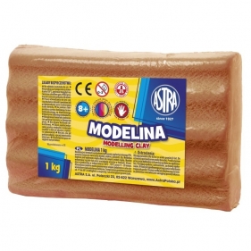 Modelina Astra, 1 kg - brązowa (304111002)