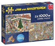 Puzzle 2x1000: Haasteren - Świąteczne zakupy (20033)