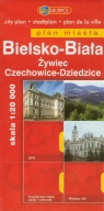 Bielsko-Biała Żywiec Czechowice-Dziedzice Plan miasta 1:20000