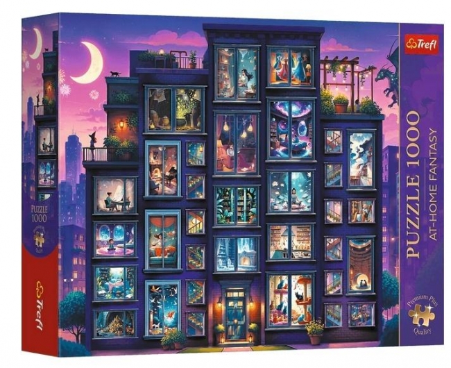 Puzzle 1000 Premium Plus Noc pełna opowieści TREFL