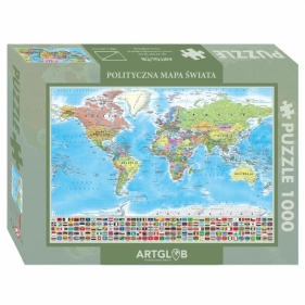Puzzle 1000 - Mapa polityczna świata