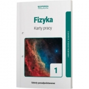 Fizyka 1. Karty pracy do 1 klasy liceum i technikum. Zakres podstawowy (Uszkodzona okładka)