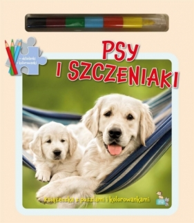 Książeczki z puzzlami Psy i szczeniaki - Opracowanie zbiorowe