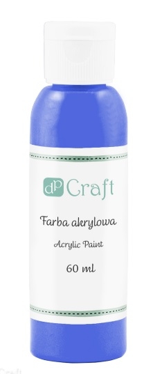 Farba akrylowa, 60 ml - cobalt blue (DPFA-027)