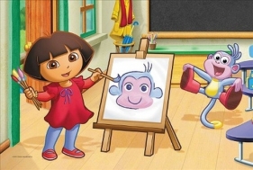 Dora w szkole Puzzle Maxi 20 - <br />