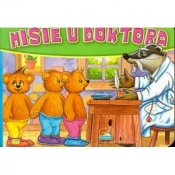 Książeczka do czytania "sztywne strony mini" - Misie u doktora (B6, 10str.)