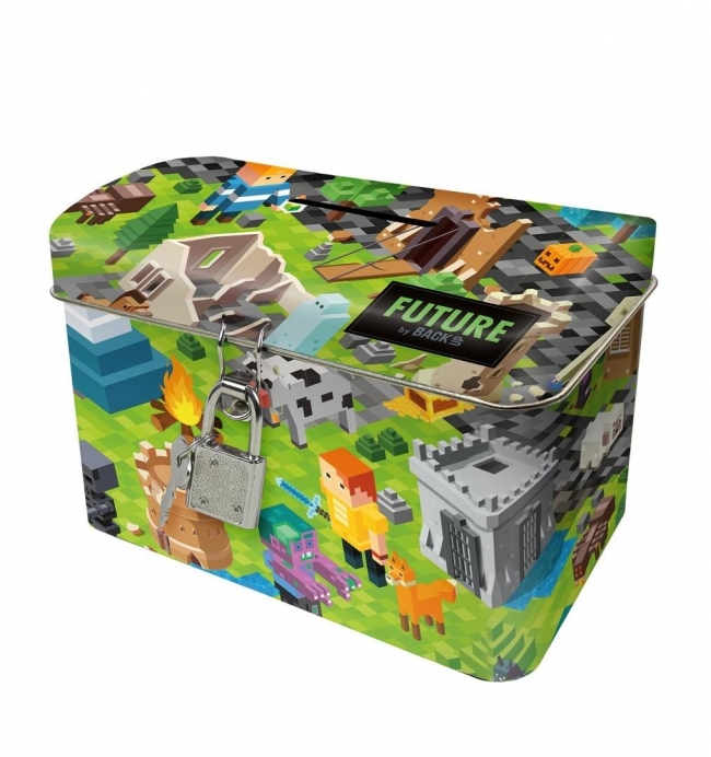 Skarbonka z kłódką Kuferek DF