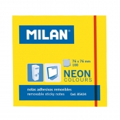 Karteczki samoprzylepne Milan Neon, żółte (85434)