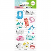 Naklejki 3D Fancy - Lazy Cats, 90x210 mm, Happy Color