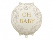Balon foliowy pastylka Oh Baby 35x35cm