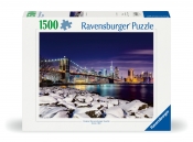 Ravensburger, Puzzle 1500: Zima w Nowym Jorku (12000734)