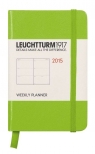 Kalendarz 2015 Mini Leuchtturm1917 tygodniowy limonkowy