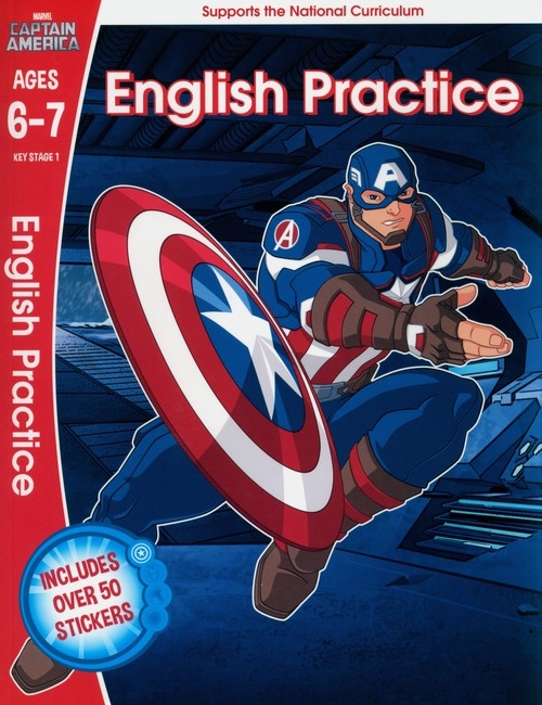 Captain America: English Practice. Ages 6-7