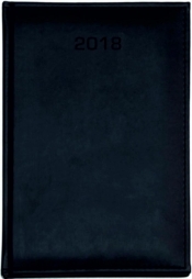 Książkowy A5 dzienny 2018 - Vivella czarny
