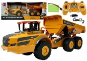 Wywrotka zdalnie sterowana R/C 2.4 GHz żółta (6674)