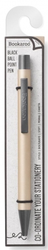 Bookaroo Długopis w blistrze kremowy