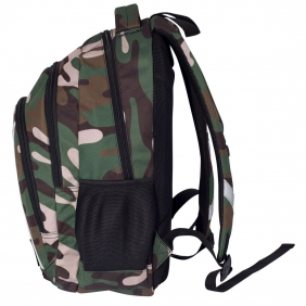 Plecak Astra Head, trzykomorowy - Military (502021567)