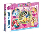 Puzzle SuperColor Glitter Księżniczki 104 (20134)