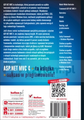 ASP.NET MVC 4 Programowanie aplikacji webowych - Fryźlewicz Zbigniew, Bukowska Ewa, Nikończuk Daniel