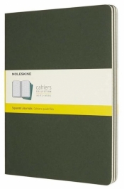 Zestaw 3 zeszytów Cahier Journals 19x25 kratka