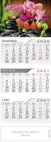 Kalendarz 2021 Trójdzielny Zen CRUX