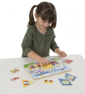 Puzzle dźwiękowe - Odgłosy domu (MD10734)