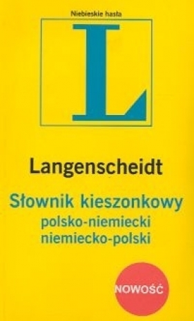 L. Słownik kieszonkowy polsko - niemiecki niemiecko - polski