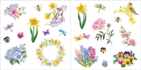 Książka z naklejkami - Botanical